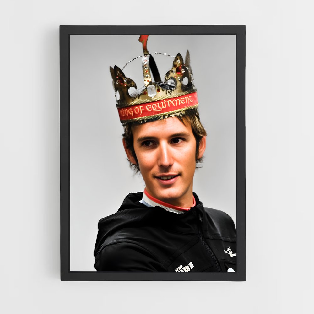 Poster Le Roi Mystérieux – affiche Cyclisme (vue 2)